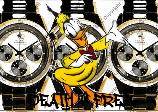 Deathu88 Donald Duck 45X32Cm (Edition Of 100) (2023) Art Print