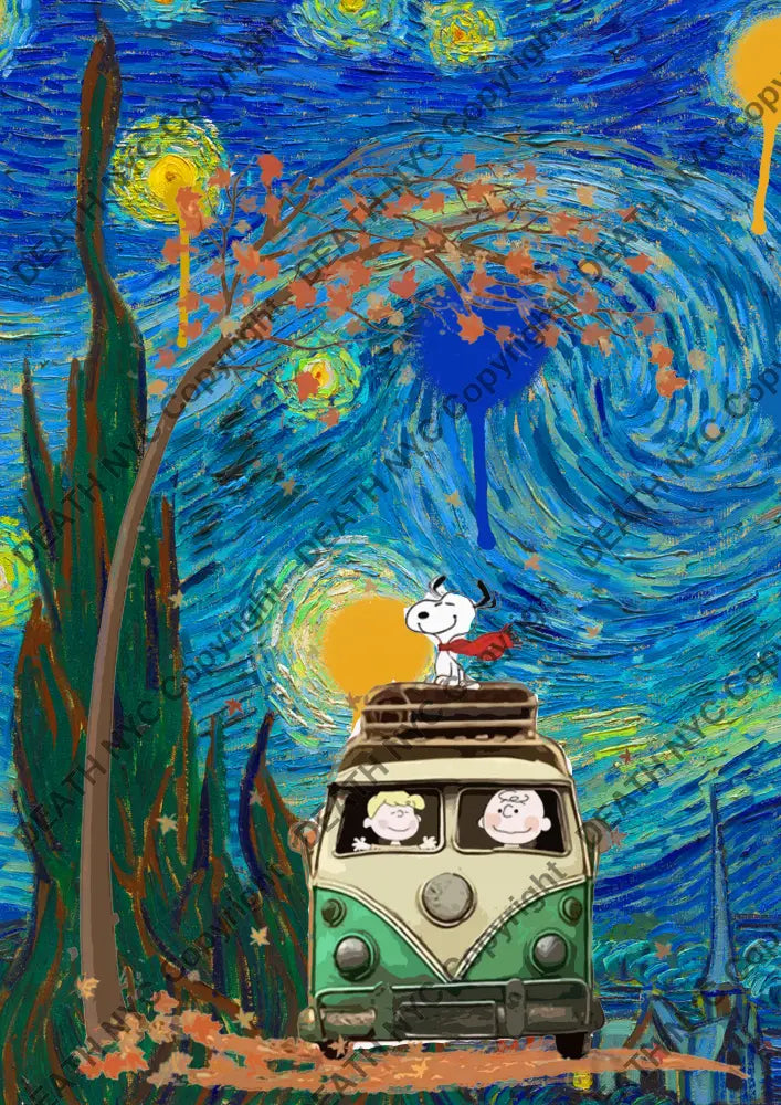Deathv146 Snoopy 45X32Cm (Edition Of 100*) (2023) Art Print