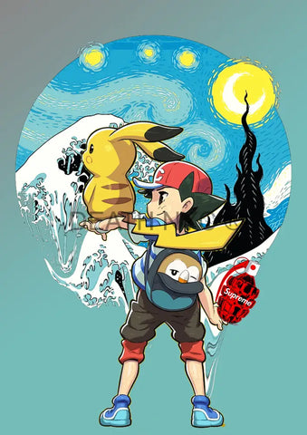 Deathv222 Pokemon 45X32Cm (Edition Of 100*) (2023) Art Print