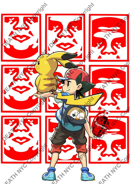 Deathv223 Pokemon 45X32Cm (Edition Of 100*) (2023) Art Print