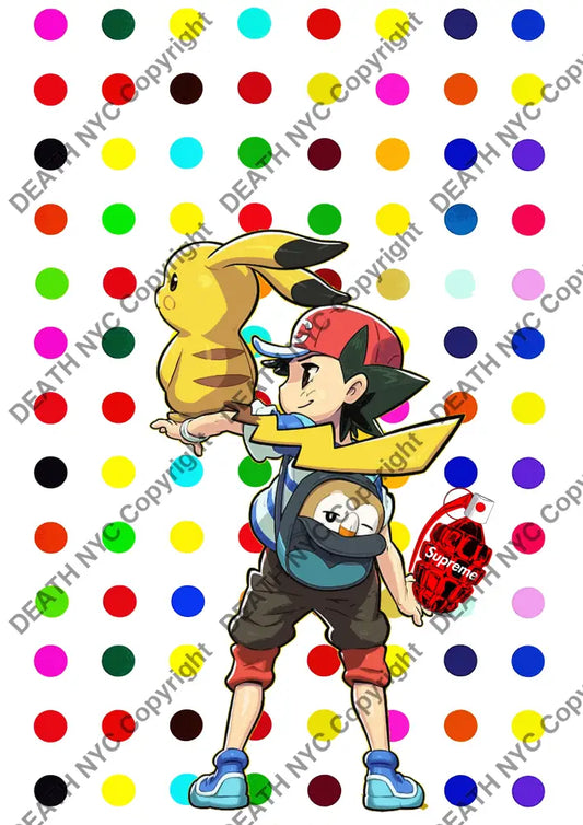 Deathv224 Pokemon 45X32Cm (Edition Of 100*) (2023) Art Print