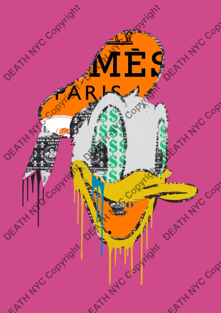Deathv731 45X32Cm Donald (Edition Of 100*) (2023) Art Print