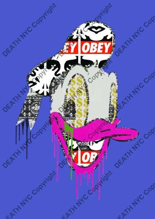 Deathv734 45X32Cm Donald (Edition Of 100*) (2023) Art Print