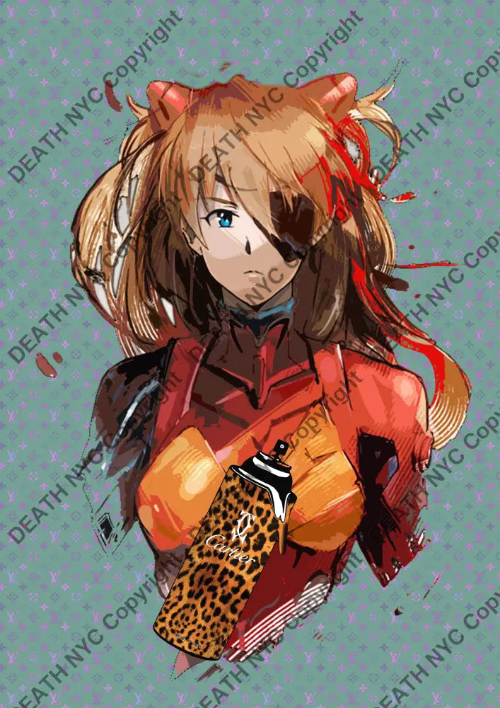 Deathv867 Eva 45X32Cm (Edition Of 100*) (2023) Art Print