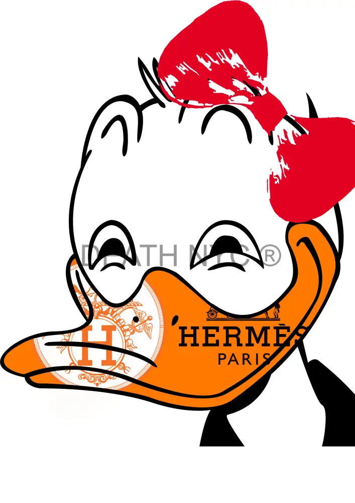 Deathw12 45X32Cm Donald Duck (Edition Of 100*) (2023) Art Print