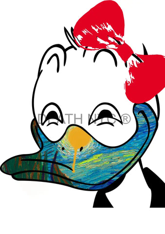 Deathw14 45X32Cm Donald Duck (Edition Of 100*) (2023) Art Print