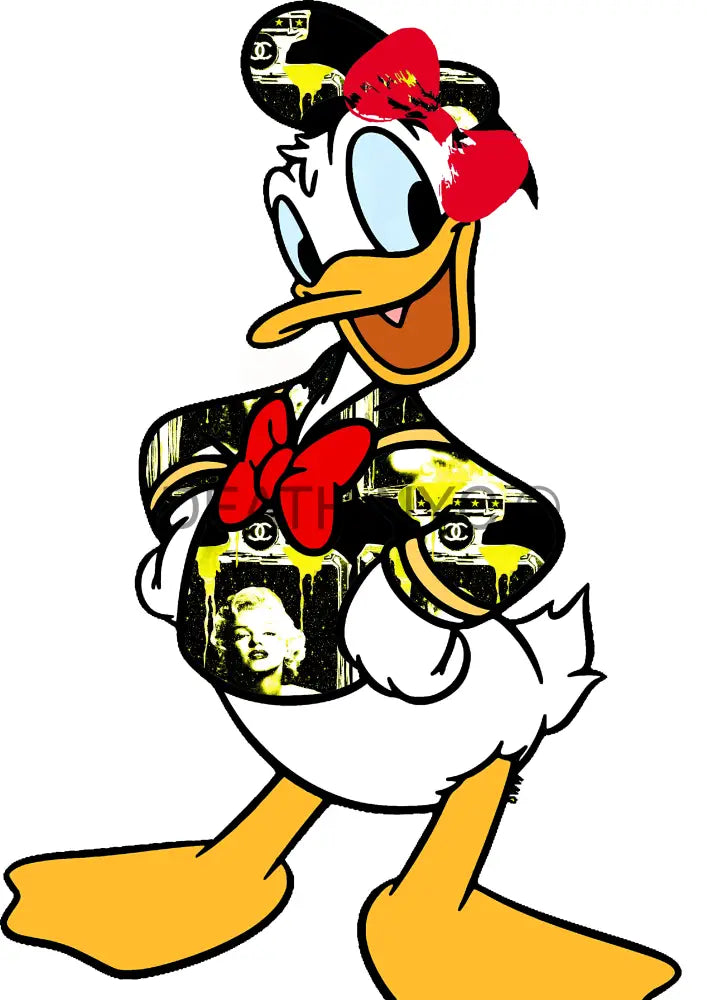 Deathw17 45X32Cm Donald Duck (Edition Of 100*) (2023) Art Print