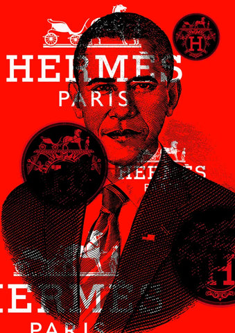 Deathw272 45X32Cm Obama (Edition Of 100*) (2023) Art Print