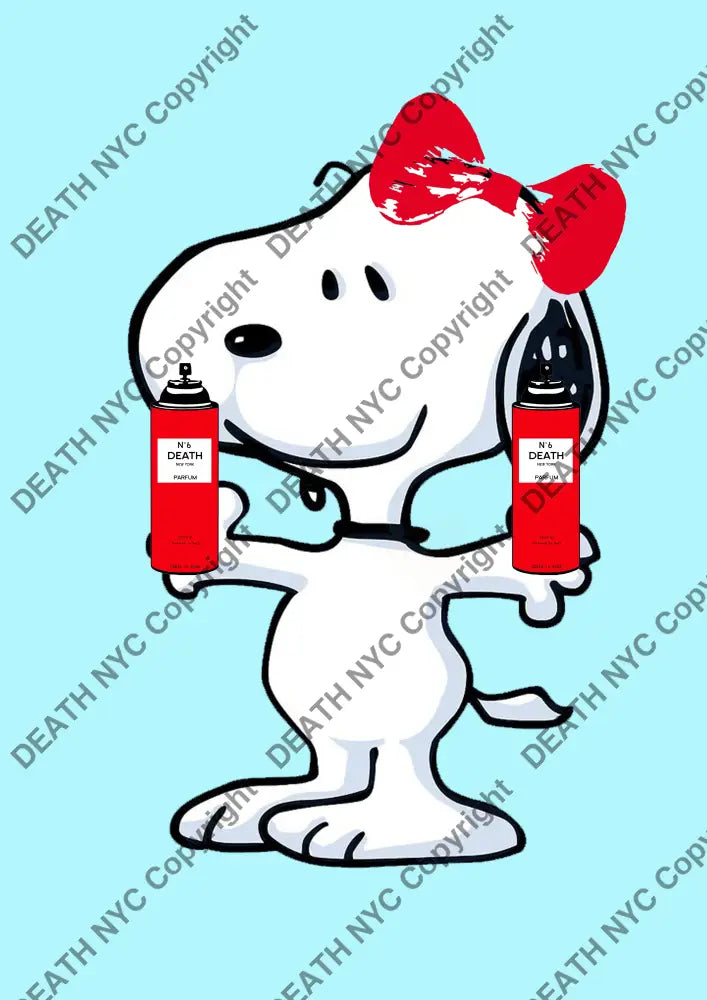 Deathw304 45X32Cm Snoopy (Edition Of 100*) (2023) Art Print