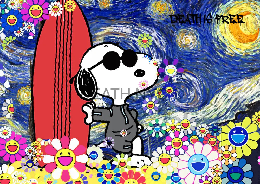 Deathw327 45X32Cm Snoopy (Edition Of 100*) (2023) Art Print