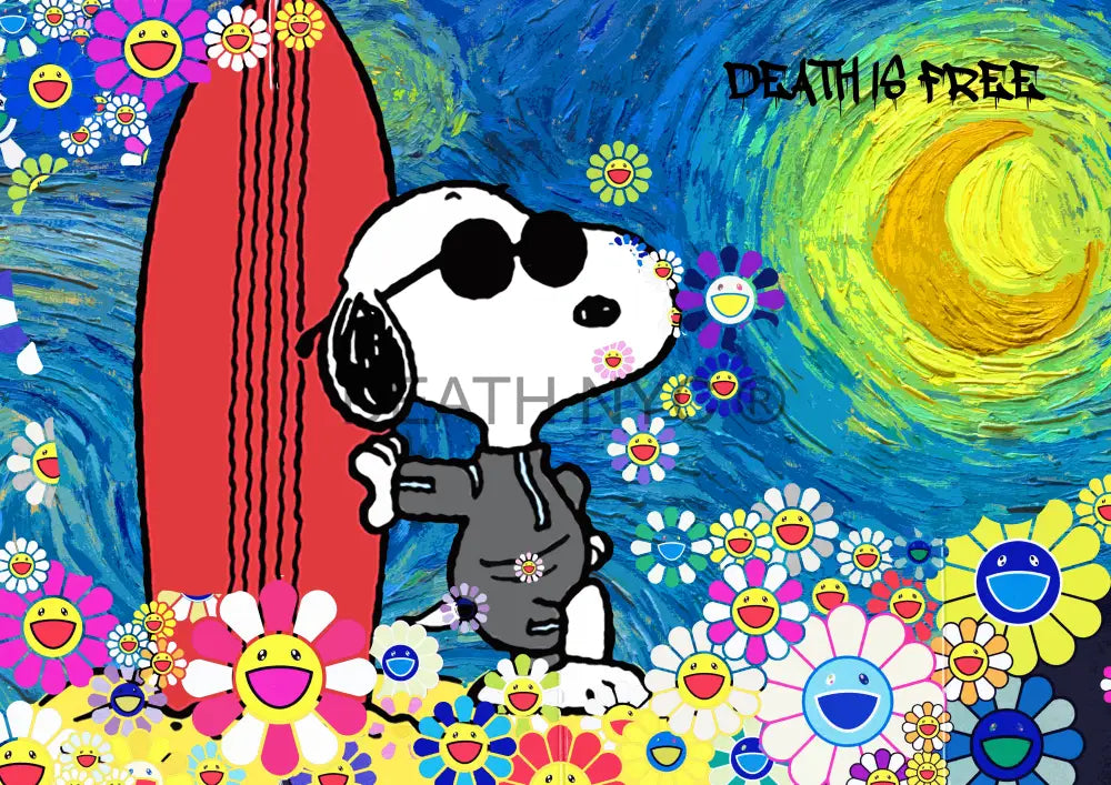 Deathw328 45X32Cm Snoopy (Edition Of 100*) (2023) Art Print