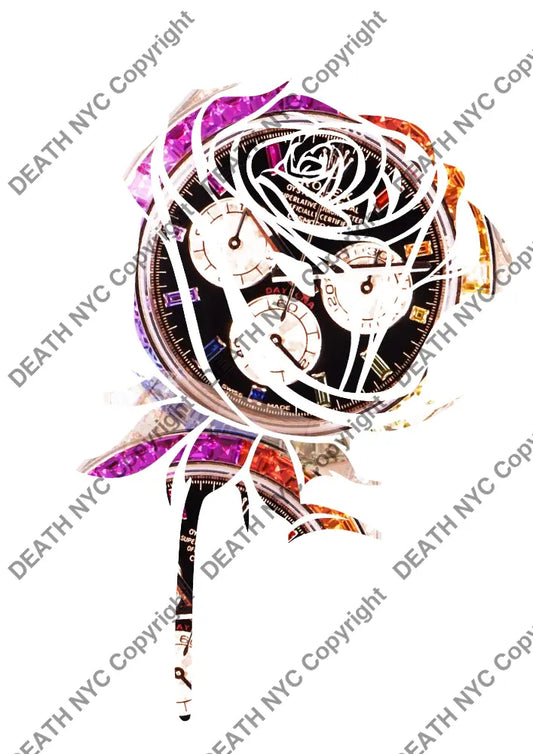 Deathw404 45X32Cm Rose (Edition Of 100*) (2023) Art Print