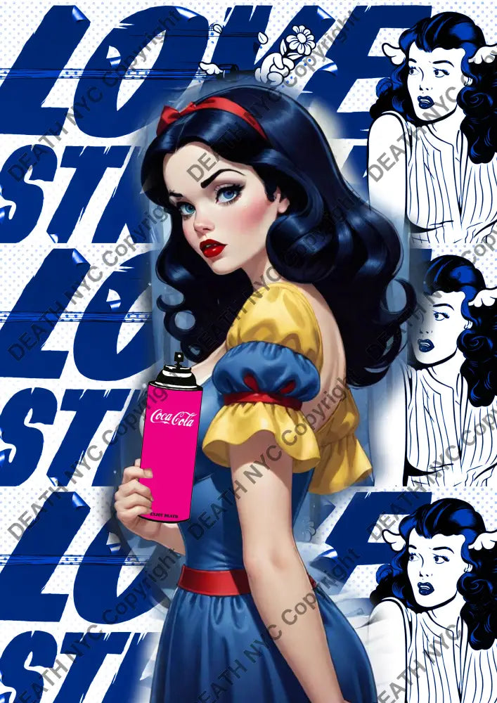Deathw526 45X32Cm Snow White (Edition Of 100*) (2023) Art Print