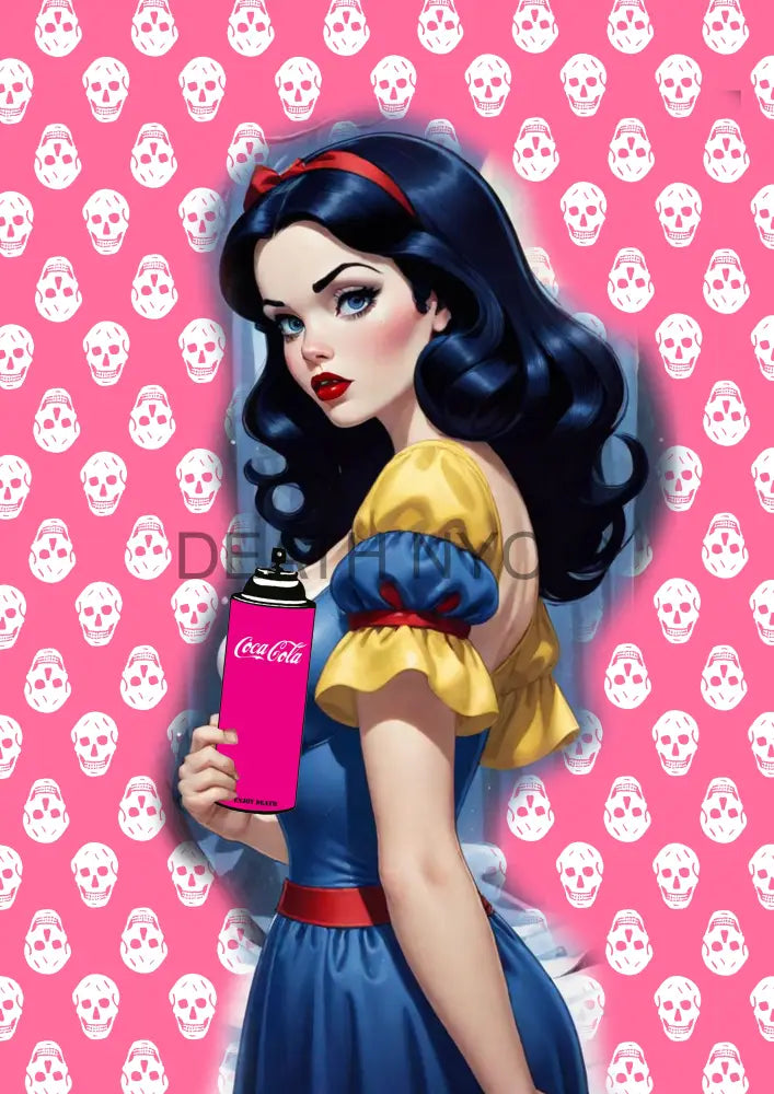 Deathw527 45X32Cm Snow White (Edition Of 100*) (2023) Art Print