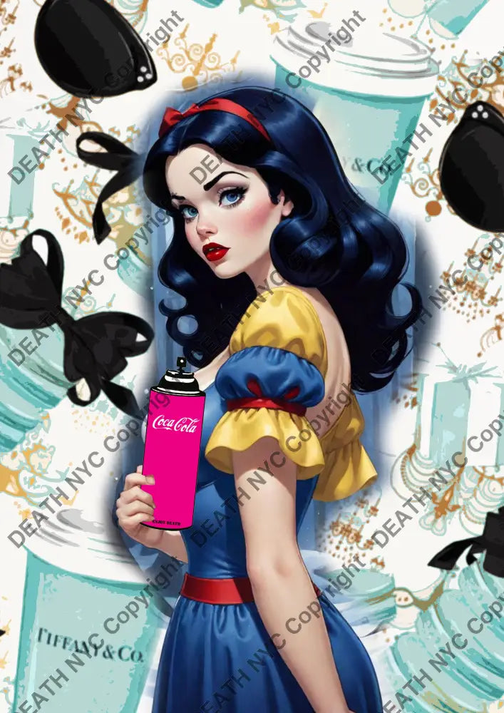 Deathw528 45X32Cm Snow White (Edition Of 100*) (2023) Art Print