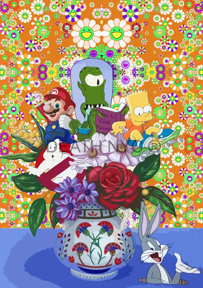 Deathw58 45X32Cm Mario (Edition Of 100*) (2023) Art Print