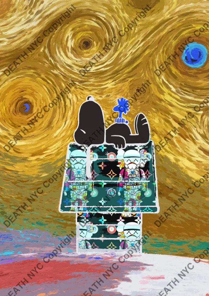 Deathw588 45X32Cm Snoopy (Edition Of 100*) (2023) Art Print