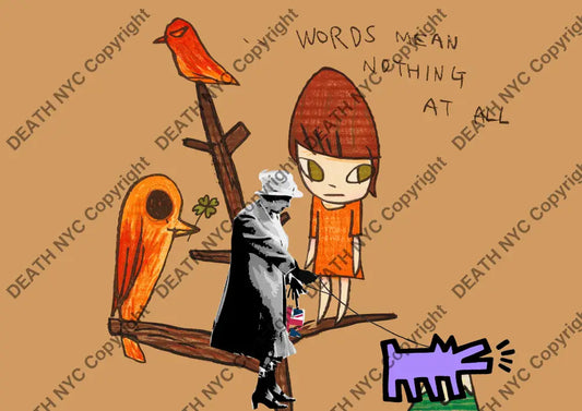 Deathw687 45X32Cm Cute (Edition Of 100*) (2023) Art Print