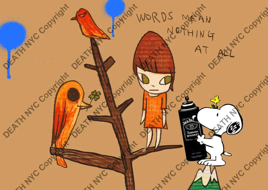 Deathw690 45X32Cm Cute (Edition Of 100*) (2023) Art Print