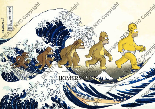 Deathw767 45X32Cm Simpsoms (Edition Of 100*) (2023) Art Print