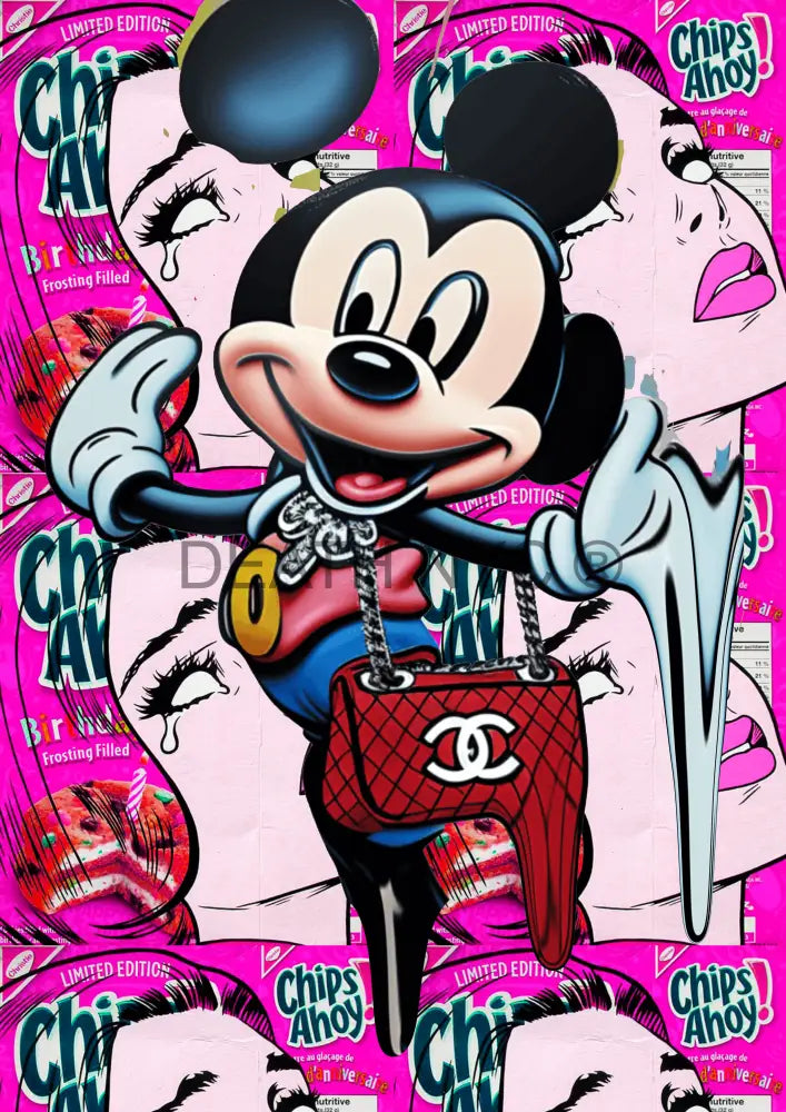 Deathw834 45X32Cm Mickey (Edition Of 100*) (2023) Art Print