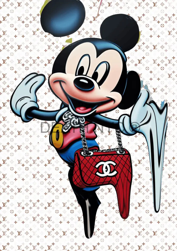 Deathw835 45X32Cm Mickey (Edition Of 100*) (2023) Art Print