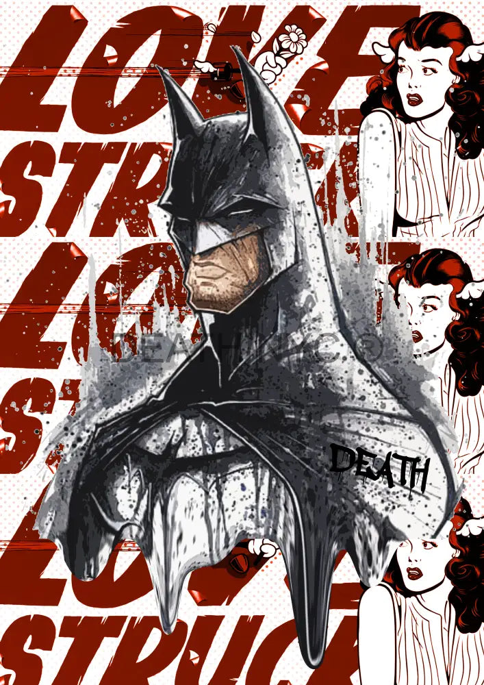 Deathw876 45X32Cm Batman (Edition Of 100*) (2023) Art Print