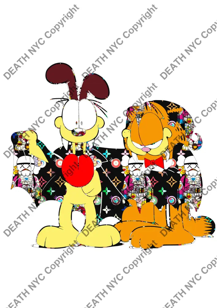 Deathw912 45X32Cm Garfield (Edition Of 100*) (2023) Art Print