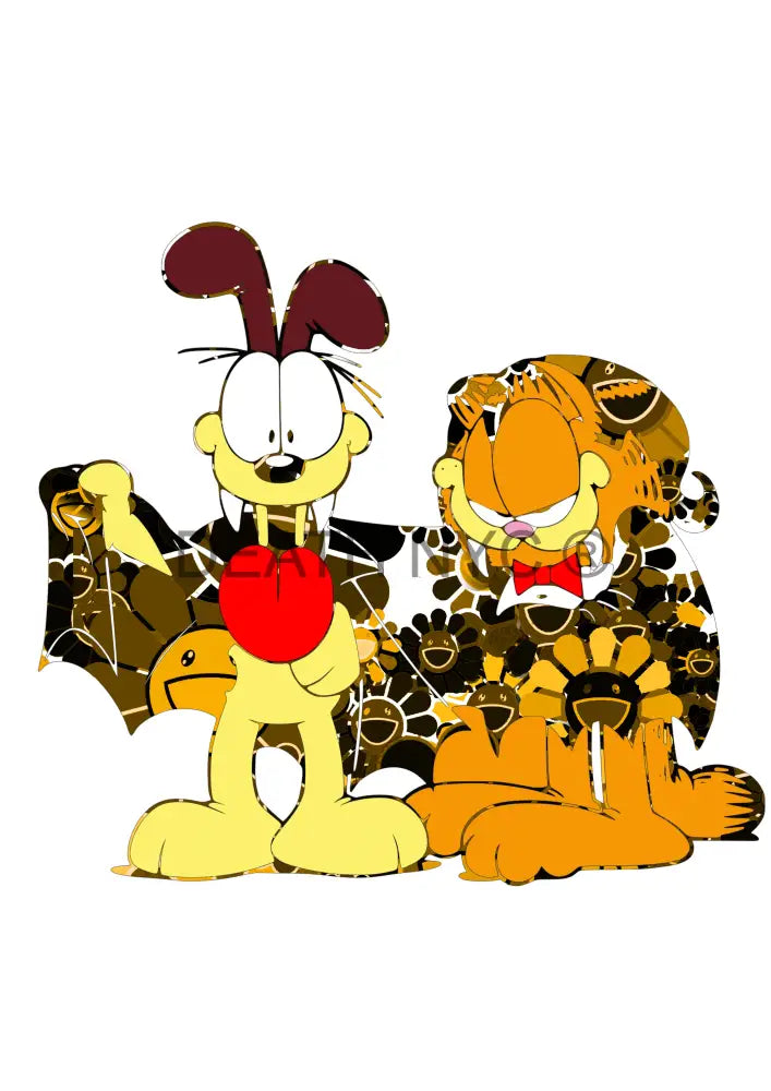 Deathw913 45X32Cm Garfield (Edition Of 100*) (2023) Art Print