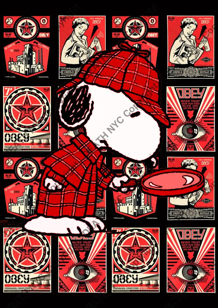 Deathw923 45X32Cm Snoopy (Edition Of 100*) (2023) Art Print