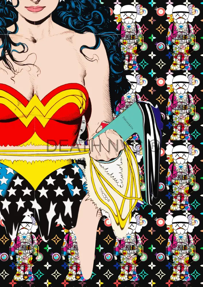 Deathw953 45X32Cm Wonderwoman (Edition Of 100*) (2023) Art Print