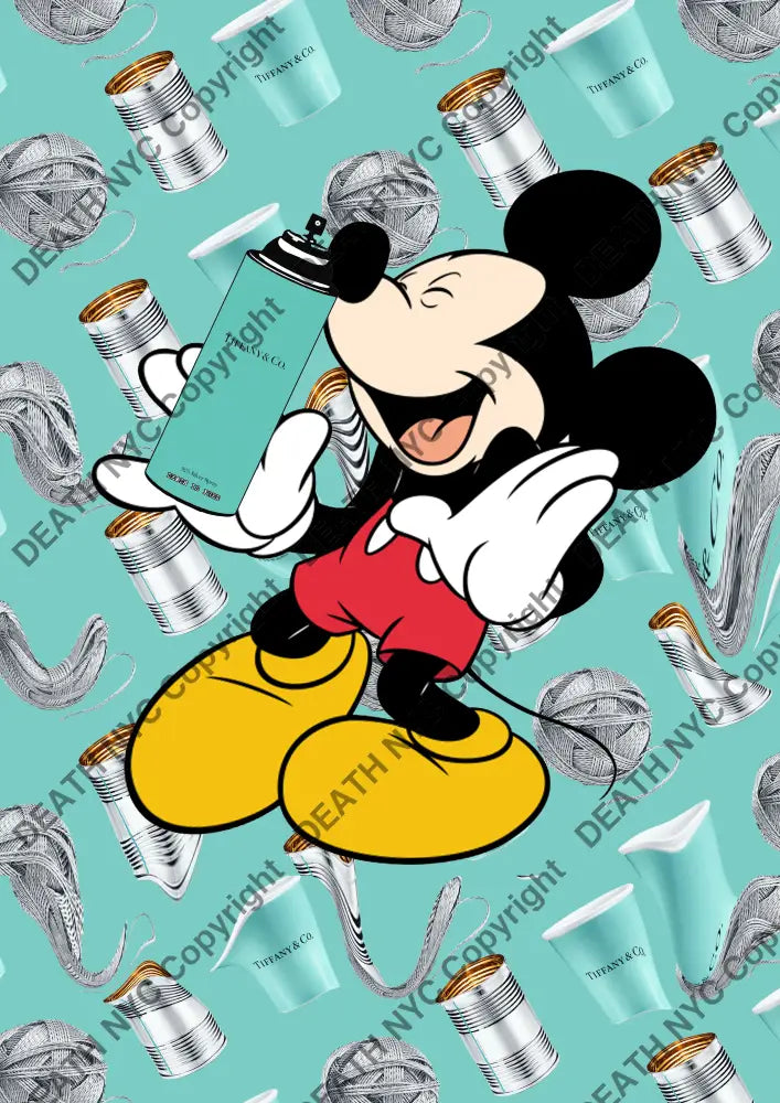 Deathx154 45X32Cm Mickey (Edition Of 100*) (2023) Art Print