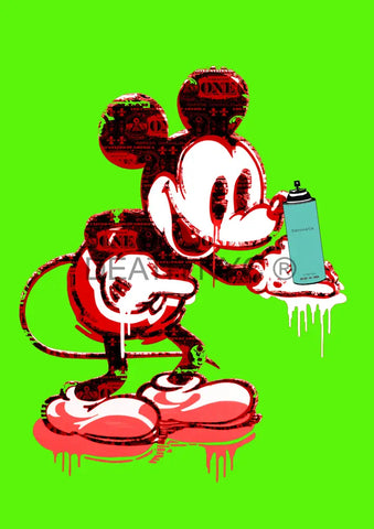 Deathx162 45X32Cm Mickey (Edition Of 100*) (2023) Art Print