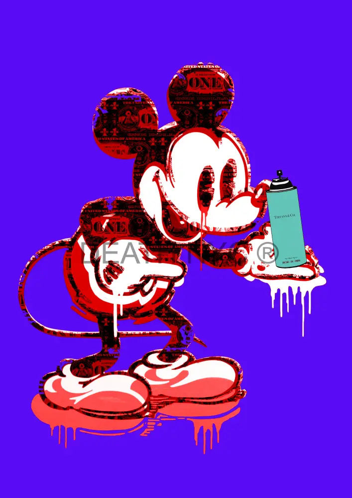 Deathx164 45X32Cm Mickey (Edition Of 100*) (2023) Art Print