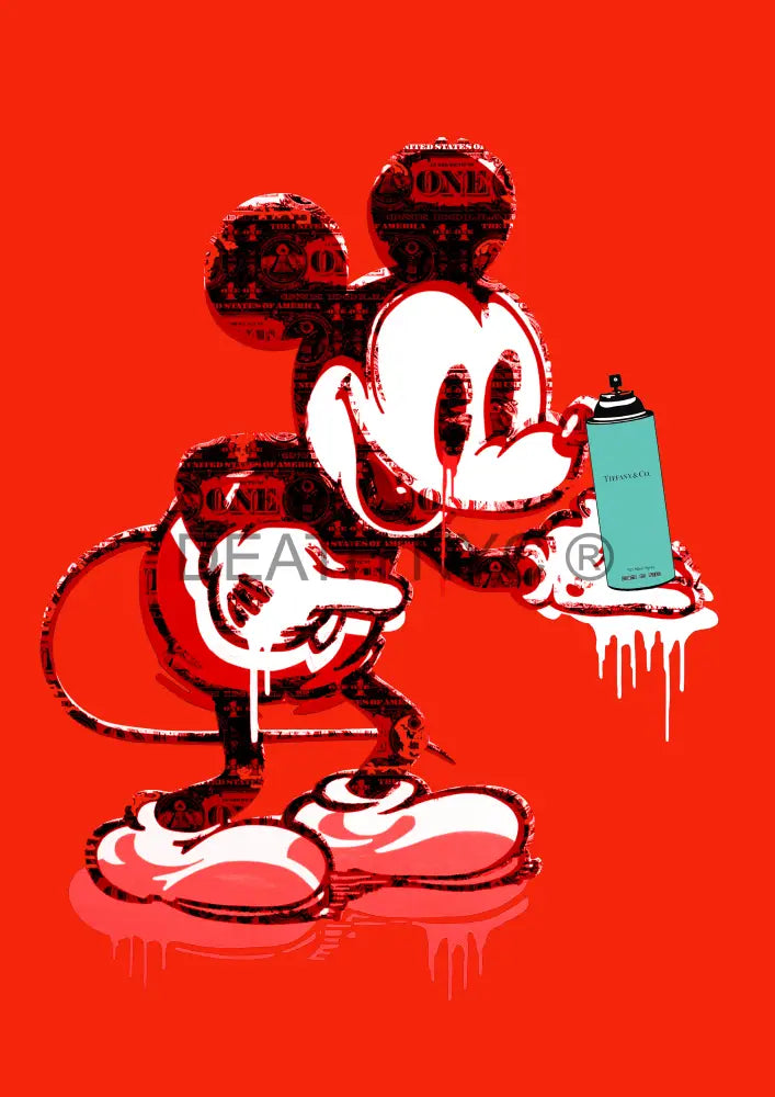 Deathx165 45X32Cm Mickey (Edition Of 100*) (2023) Art Print