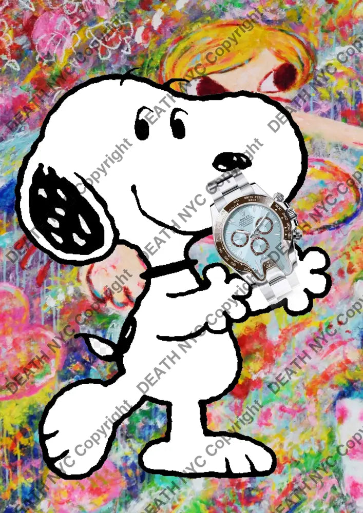 Deathx489 45X32Cm Snoopy (Edition Of 100*) (2023) Art Print
