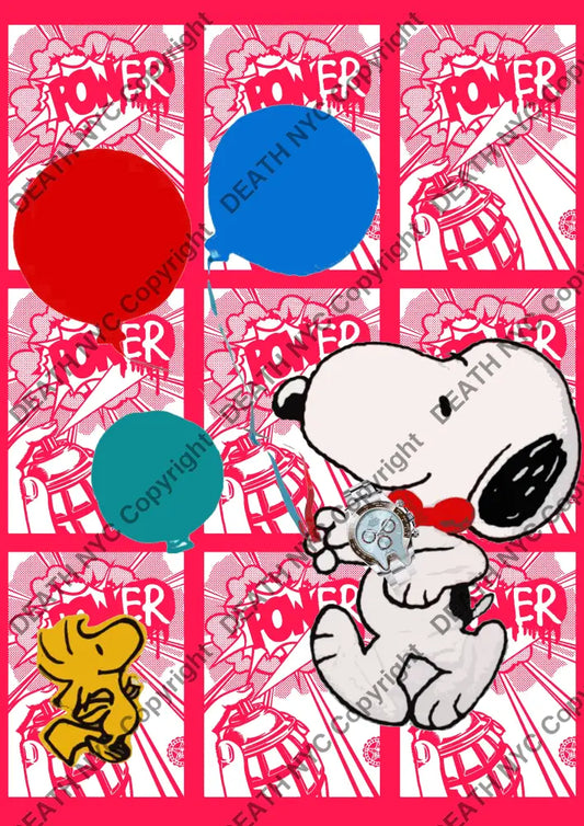 Deathx499 45X32Cm Snoopy (Edition Of 100*) (2023) Art Print