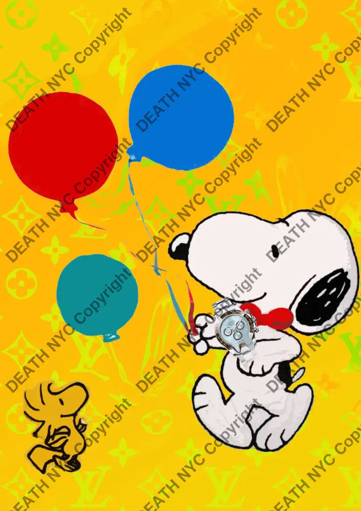 Deathx500 45X32Cm Snoopy (Edition Of 100*) (2023) Art Print
