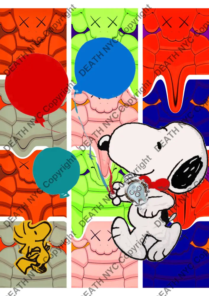 Deathx502 45X32Cm Snoopy (Edition Of 100*) (2023) Art Print