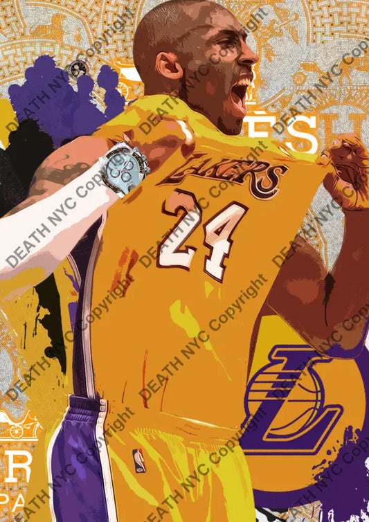 Deathx534 45X32Cm Nba (Edition Of 100*) (2023) Art Print