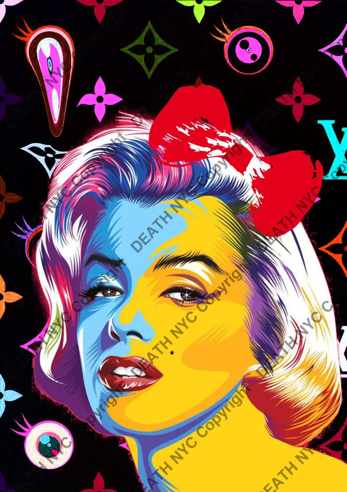 Deathx556 Monroe 45X32Cm (Edition Of 100*) (2023) Art Print