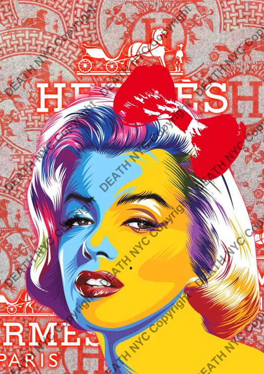 Deathx558 Monroe 45X32Cm (Edition Of 100*) (2023) Art Print