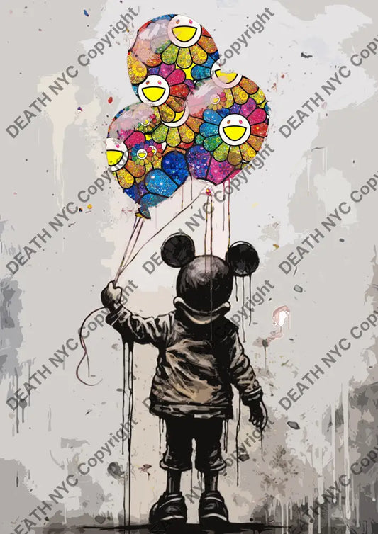 Deathx866 45X32Cm Banksy (Edition Of 100*) (2023) Art Print