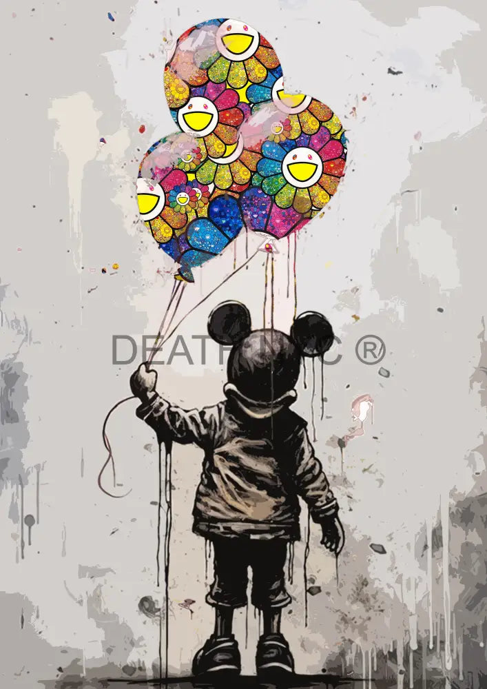 Deathx866 45X32Cm Banksy (Edition Of 100*) (2023) Art Print