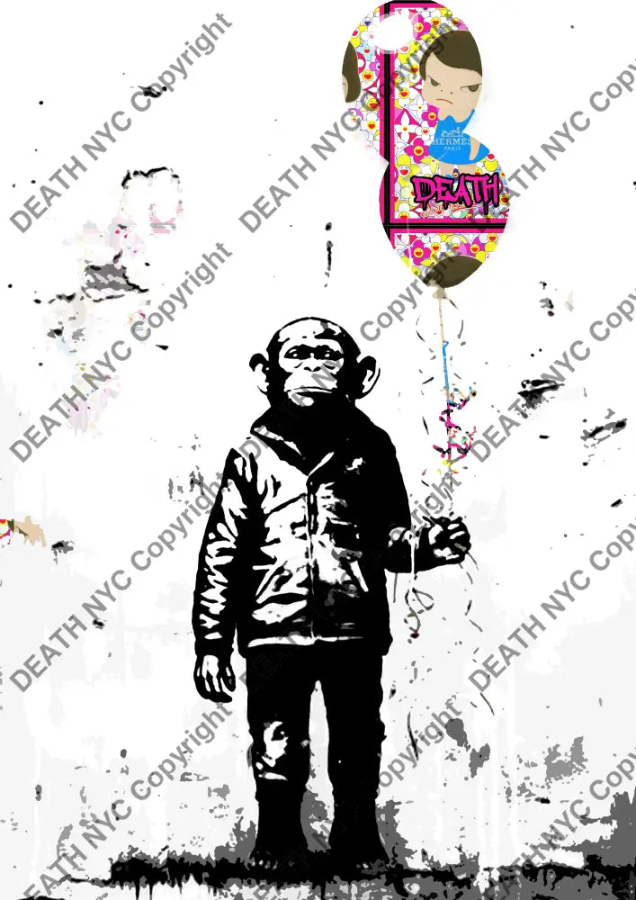 Deathx883 45X32Cm Banksy (Edition Of 100*) (2023) Art Print