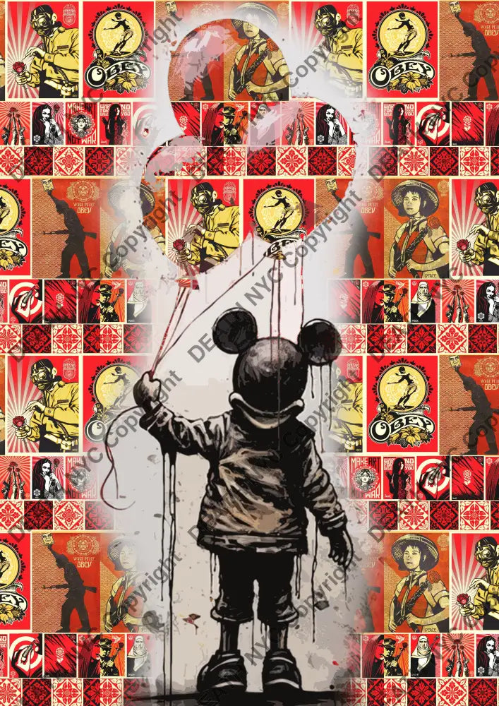 Deathx914 45X32Cm Mickey (Edition Of 100*) (2023) Art Print