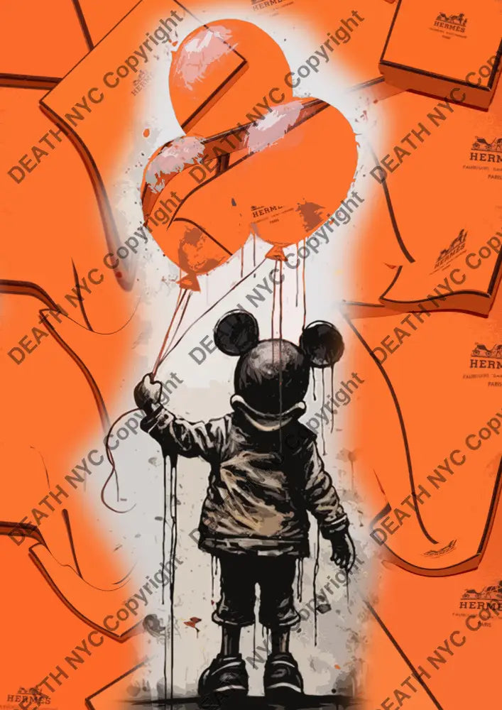 ’DEATHX917’’ 45x32cm (Edition of 100*) (2023) mouse Art Print