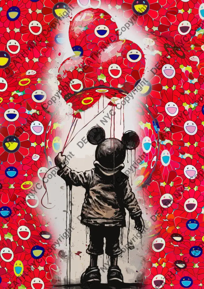 Deathx920 45X32Cm Mickey (Edition Of 100*) (2023) Art Print