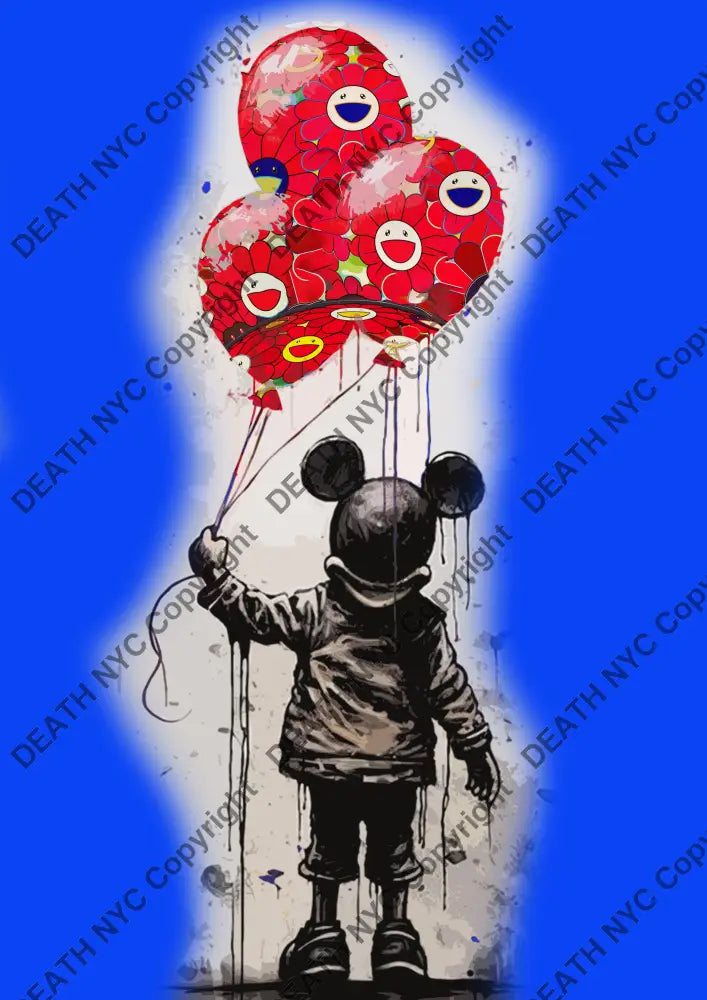 ’DEATHX921’’ 45x32cm (Edition of 100*) (2023) mouse Art Print
