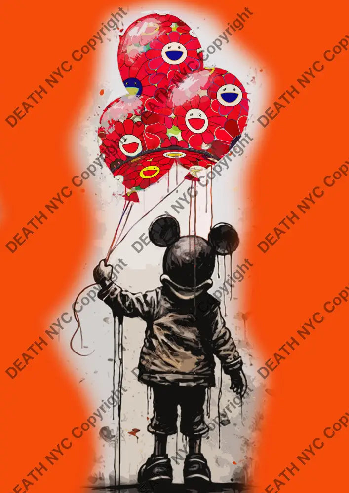 ’DEATHX923’’ 45x32cm (Edition of 100*) (2023) mouse Art Print